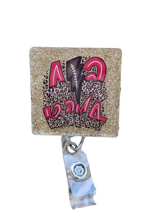 Alabama badge reel/football badge reel